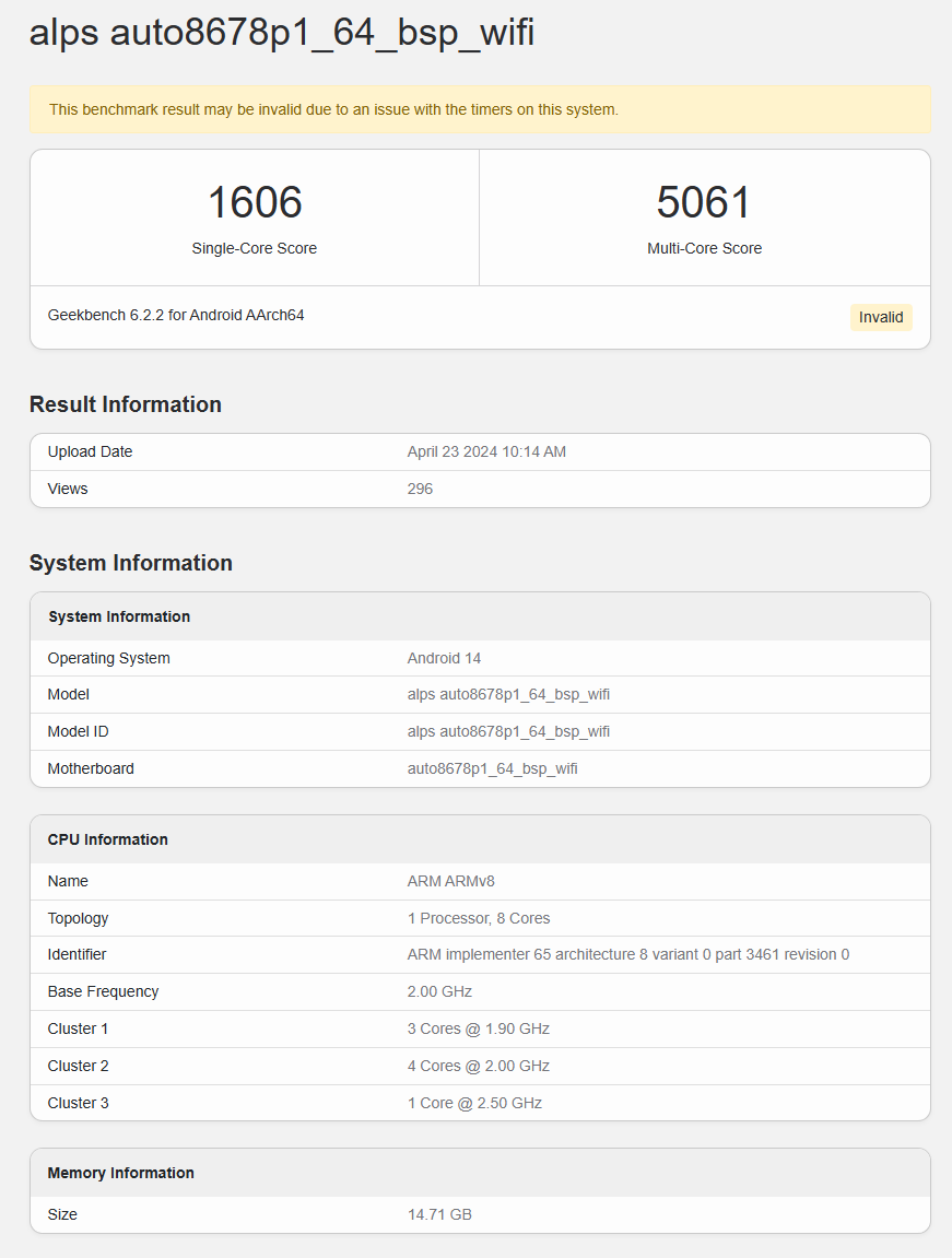 Cortex-X5 超大核!! 天玑CT-X1现身 Geekbench